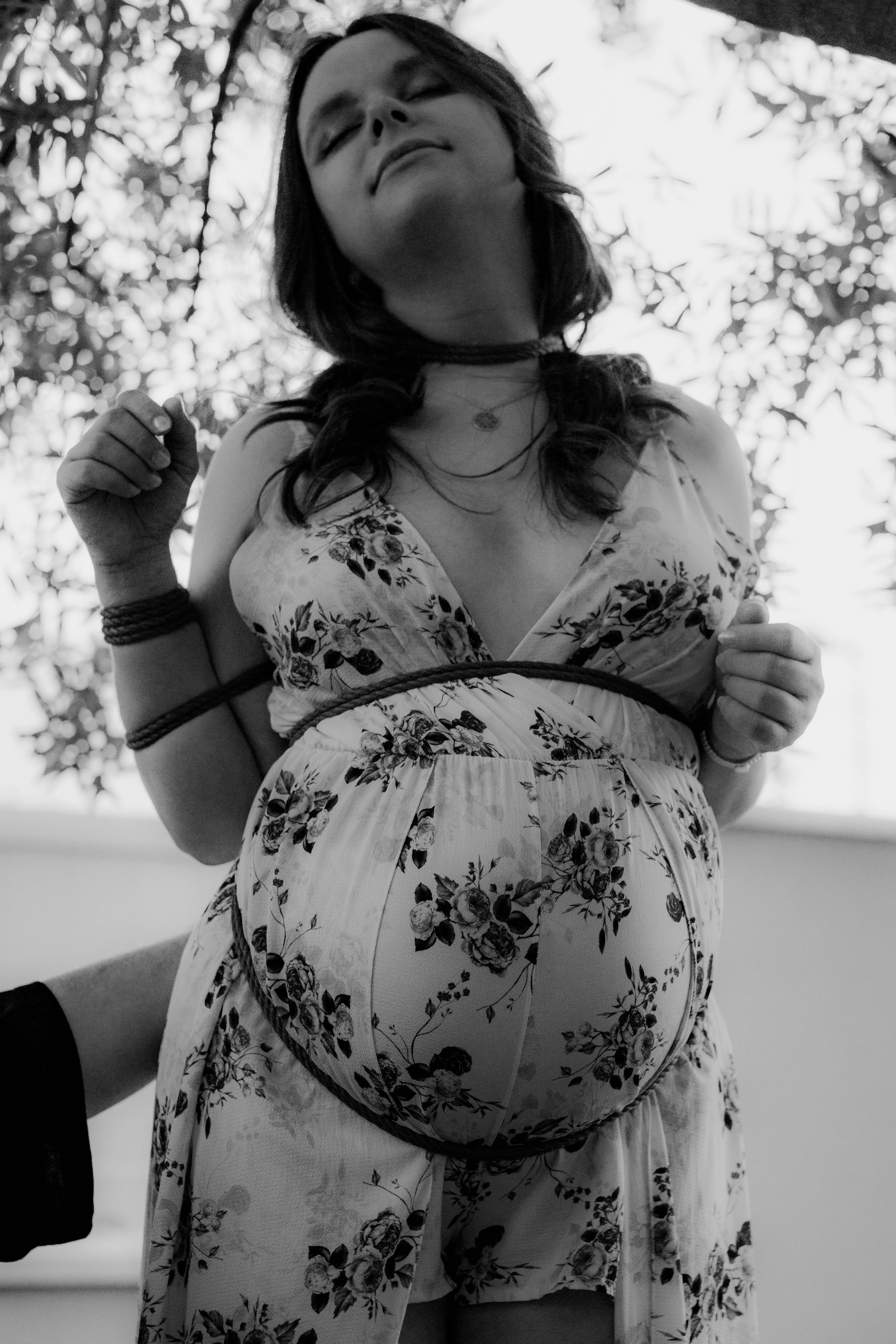 Shibari maternité - Shooting